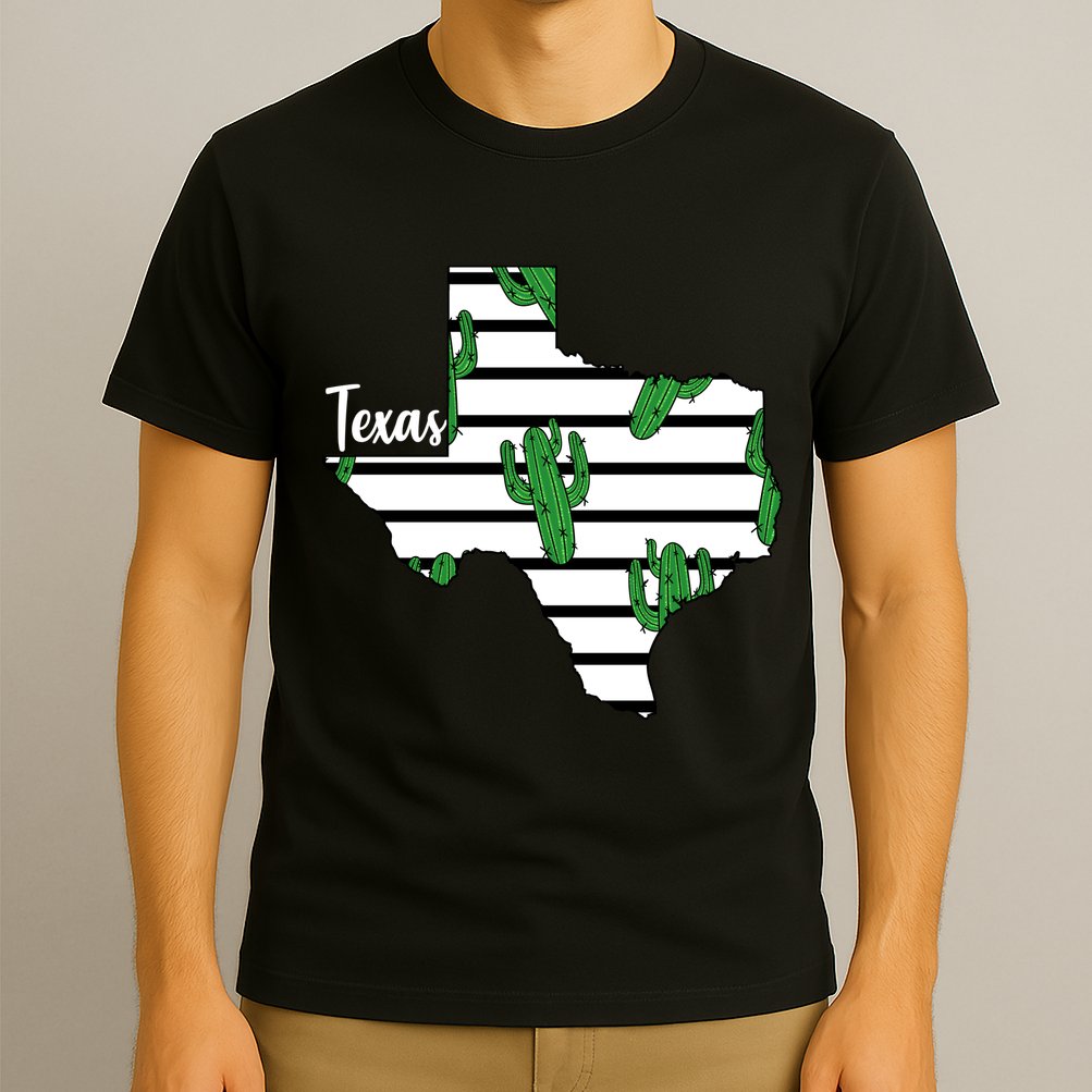 Texas Floral Cactus T-Shirt