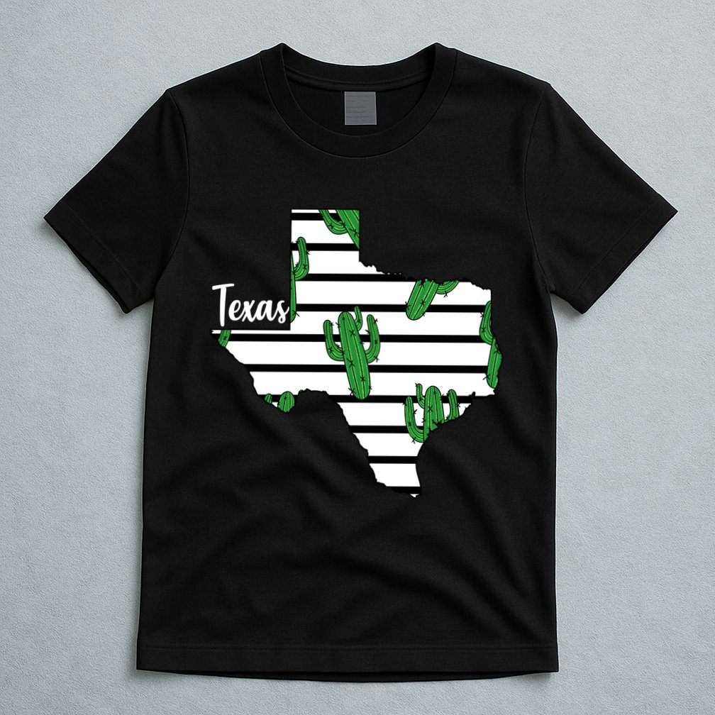 Texas Floral Cactus T-Shirt