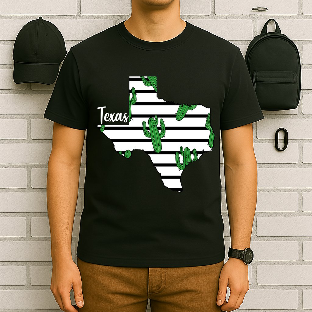 Texas Floral Cactus T-Shirt