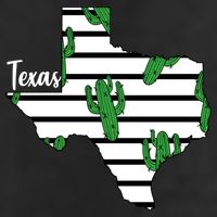 Texas Floral Cactus 11oz C Handle Ceramic Mug