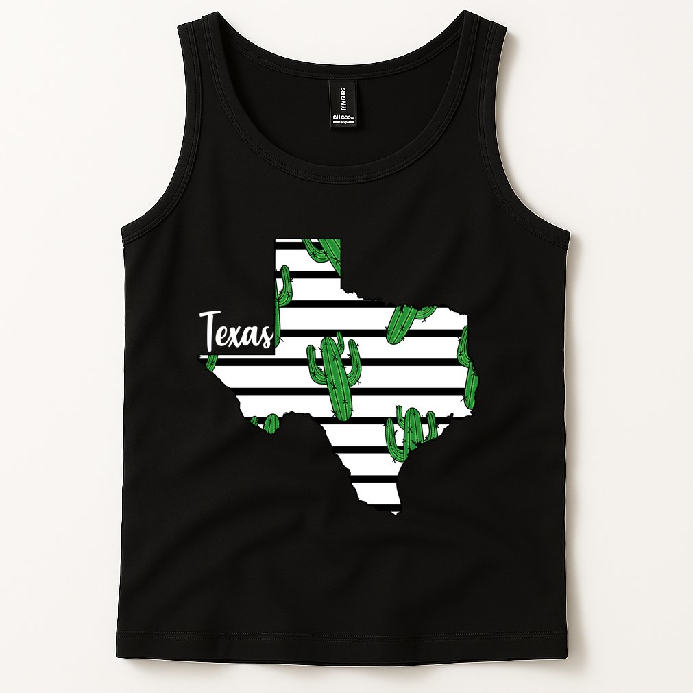 Texas Floral Cactus Tank Top