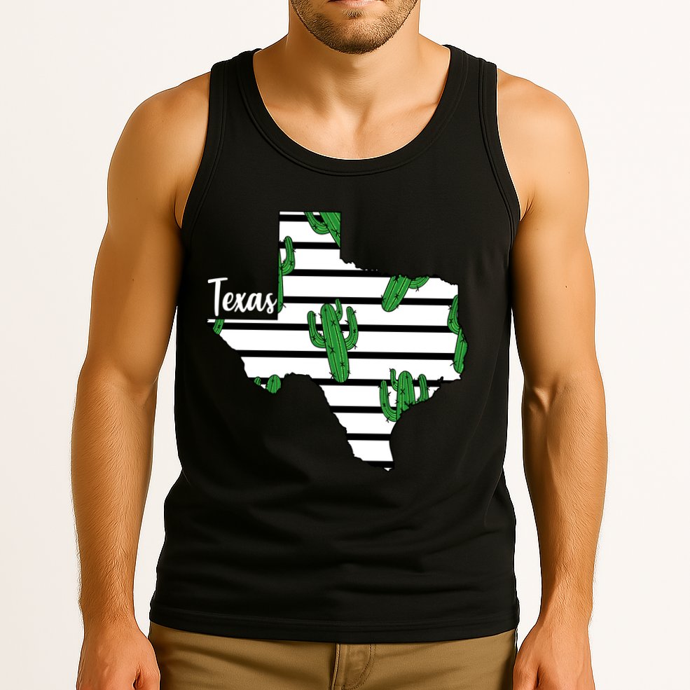 Texas Floral Cactus Tank Top