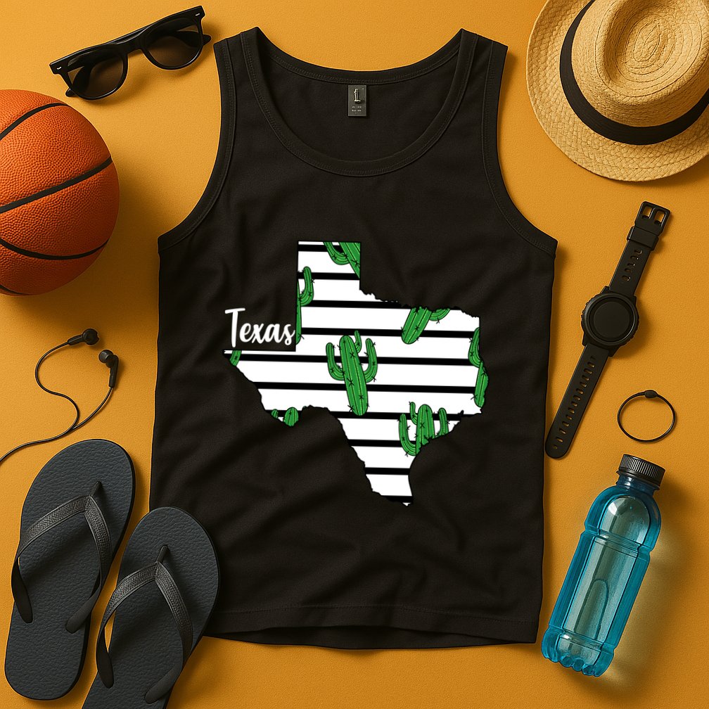 Texas Floral Cactus Tank Top