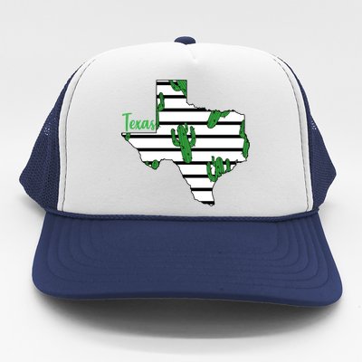 Texas Floral Cactus Trucker Hat