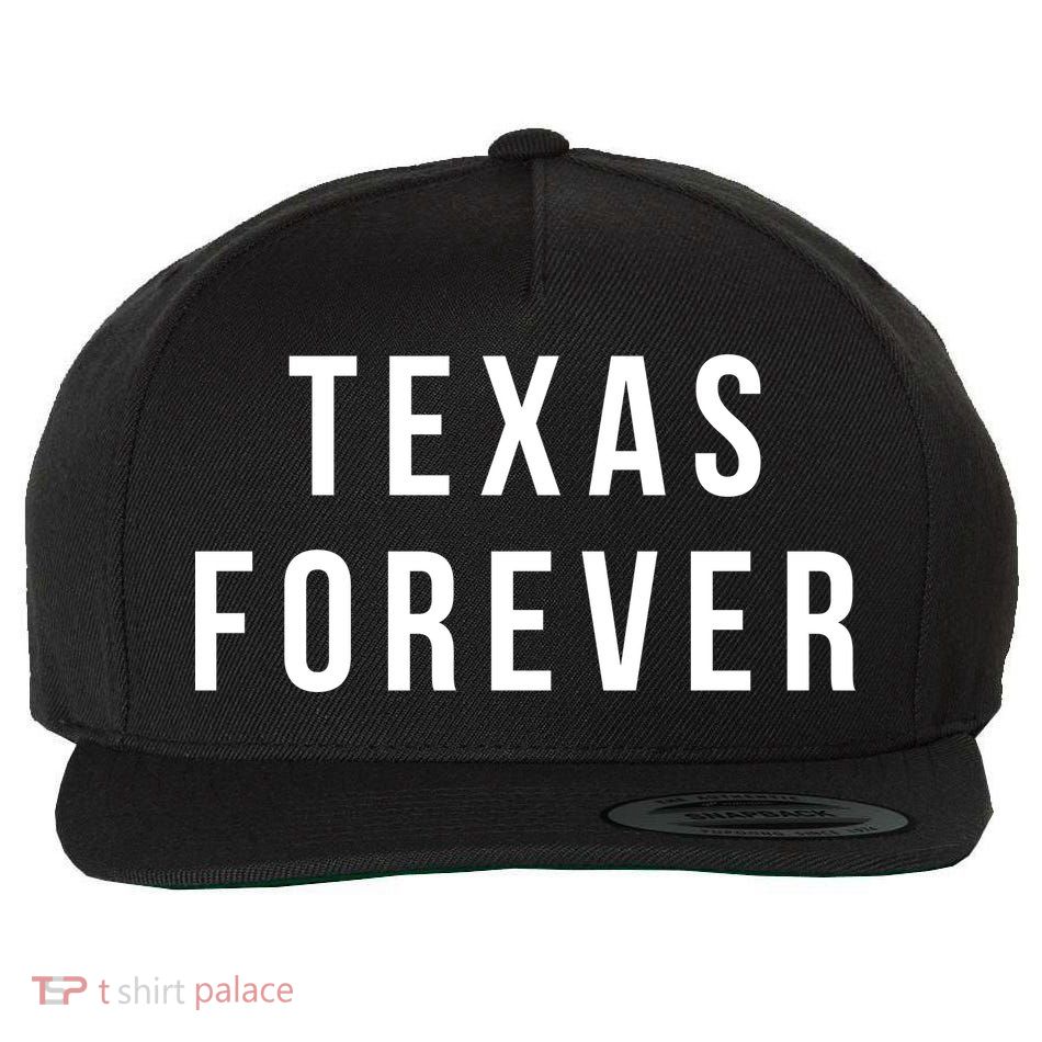 Texas Forever Wool Snapback Cap
