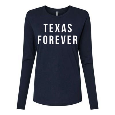 Texas Forever Womens Cotton Relaxed Long Sleeve T-Shirt