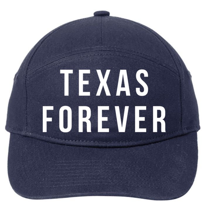 Texas Forever 7-Panel Snapback Hat