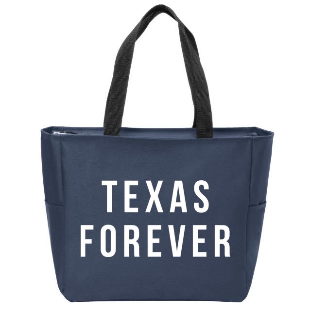 Texas Forever Zip Tote Bag
