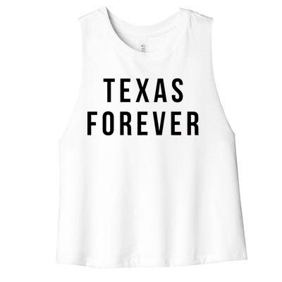 Texas Forever Women's Racerback Cropped Tank