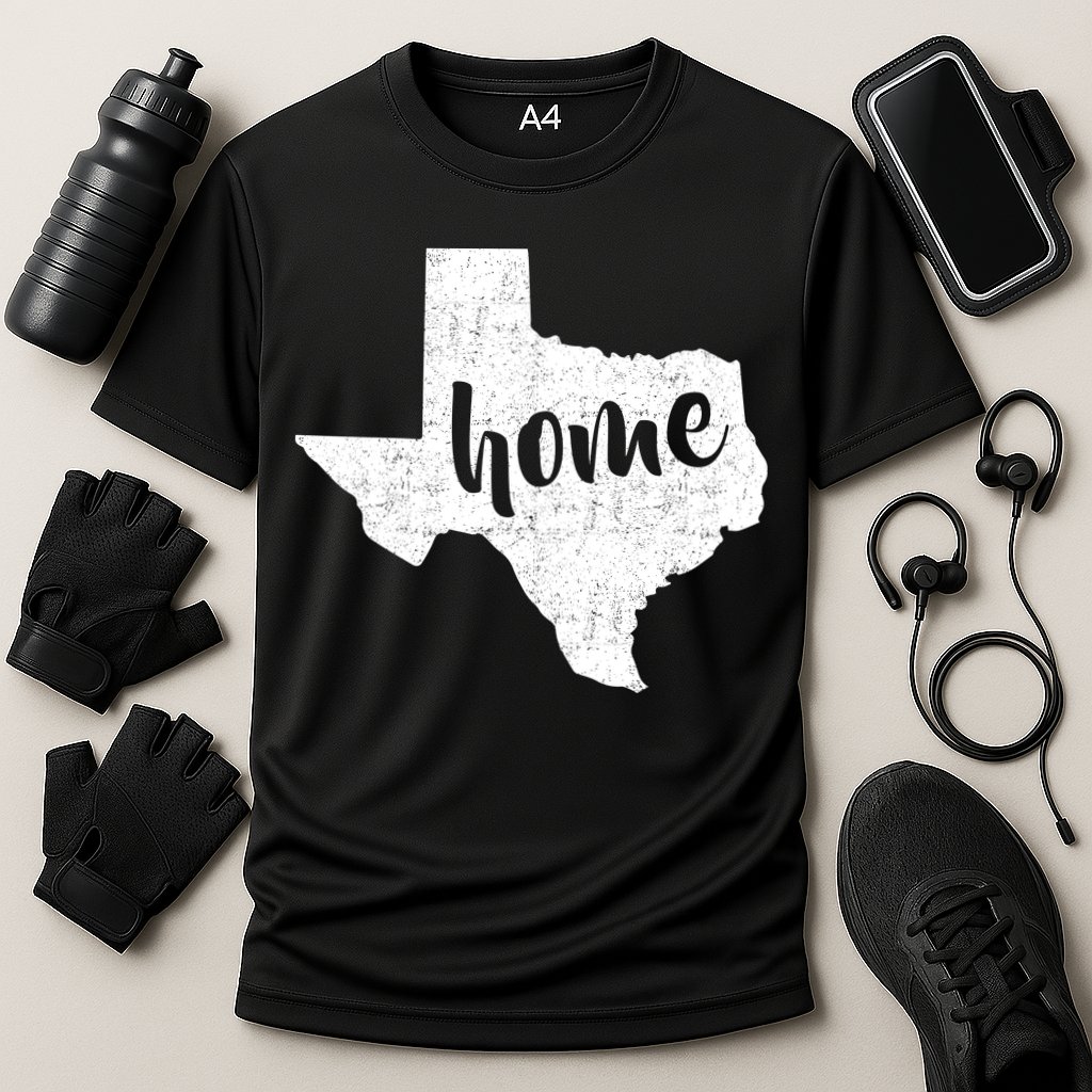 Texas Home State Cooling Performance Crew T-Shirt