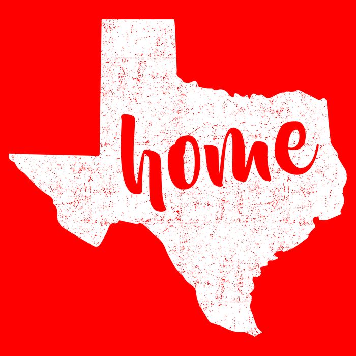Texas Home State Button