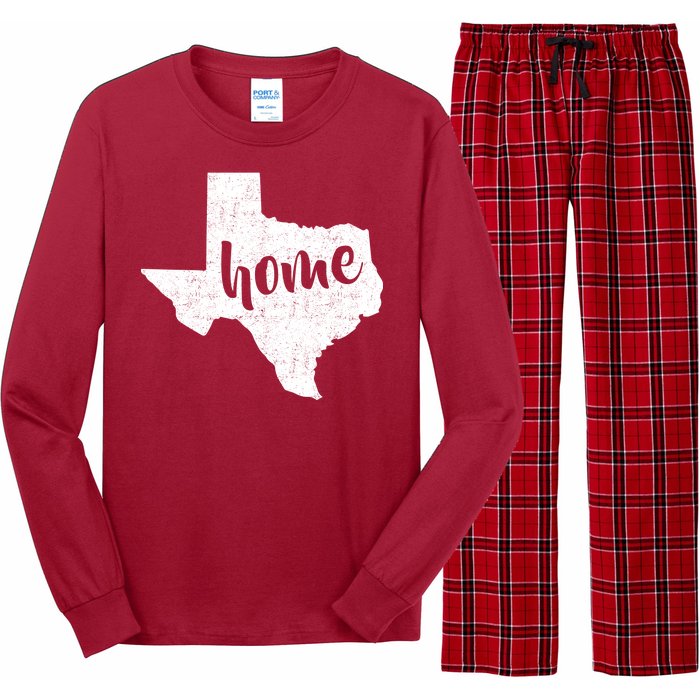 Texas Home State Long Sleeve Pajama Set