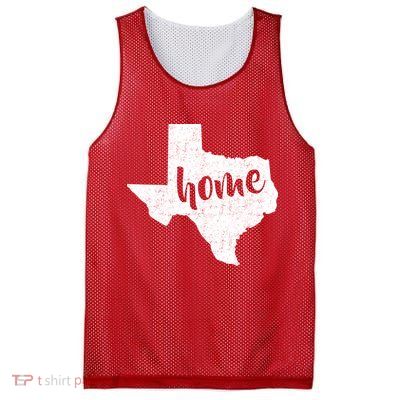 Texas Home State Mesh Reversible Basketball Jersey Tank