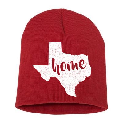 Texas Home State Short Acrylic Beanie