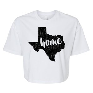 Texas Home State Bella+Canvas Jersey Crop Tee