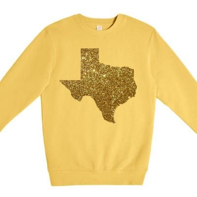 Texas Limited Edition Gold Glitz Premium Crewneck Sweatshirt