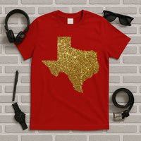 Texas Limited Edition Gold Glitz T-Shirt