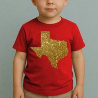 Texas Limited Edition Gold Glitz Toddler T-Shirt