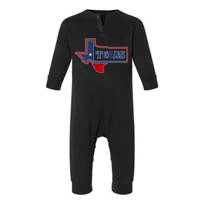 Texas Logo Infant Fleece One Piece