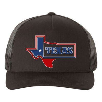 Texas Logo Yupoong Adult 5-Panel Trucker Hat