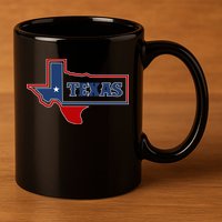 Texas Logo 11oz C Handle Ceramic Mug