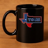 Texas Logo 11oz C Handle Ceramic Mug