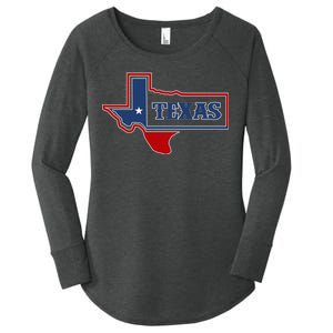 Texas Logo Women's Perfect Tri Tunic Long Sleeve Shirt