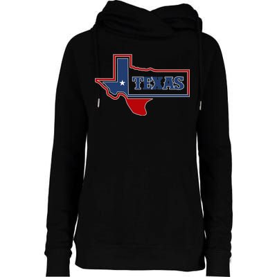 Texas Logo Womens Funnel Neck Pullover Hood