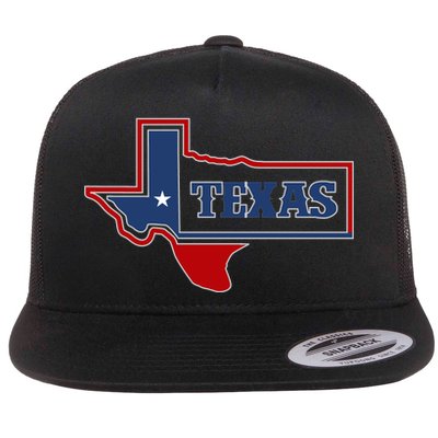 Texas Logo Flat Bill Trucker Hat