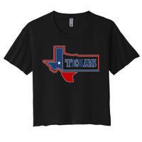 Texas Logo Women's Crop Top Tee