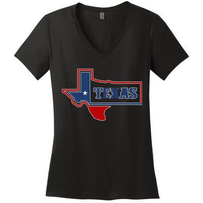 Texas Logo Women's V-Neck T-Shirt