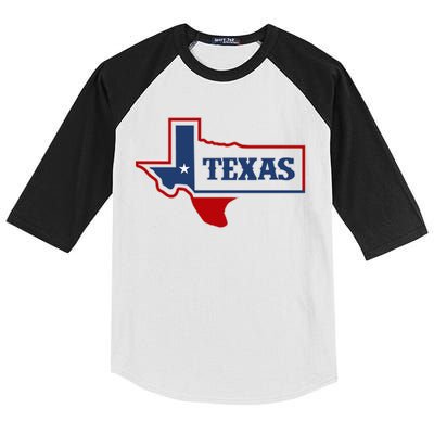 Texas Logo Kids Colorblock Raglan Jersey