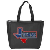 Texas Logo Zip Tote Bag