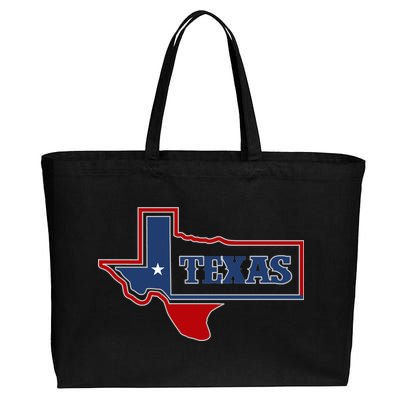 Texas Logo Cotton Canvas Jumbo Tote