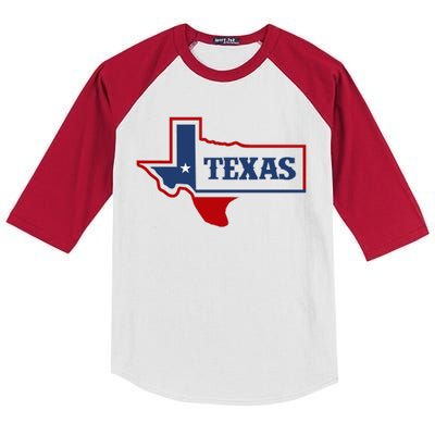 Texas Logo Kids Colorblock Raglan Jersey