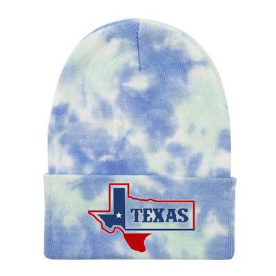 Texas Logo Tie Dye 12in Knit Beanie