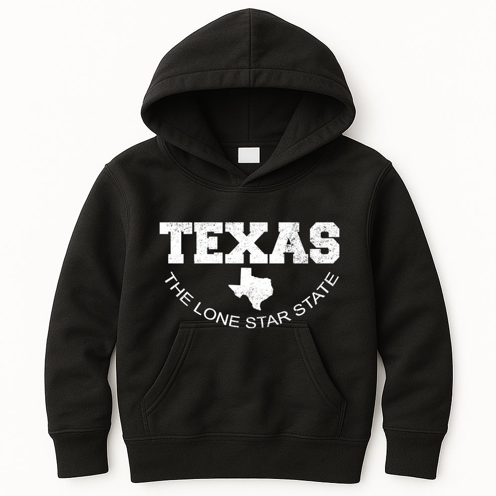 Texas Lone Star State Kids Hoodie