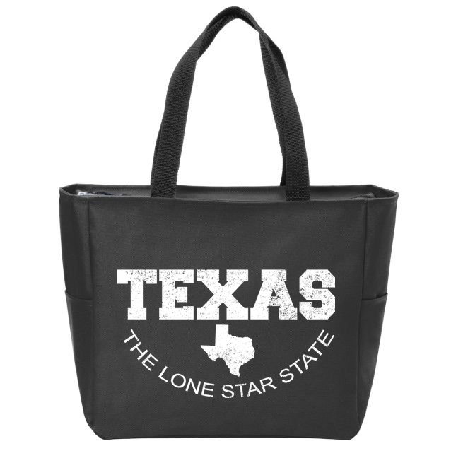 Texas Lone Star State Zip Tote Bag