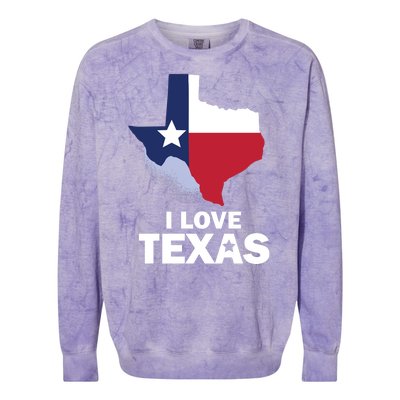 Texas Love Colorblast Crewneck Sweatshirt