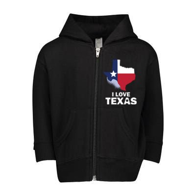 Texas Love Toddler Zip Fleece Hoodie