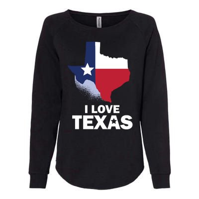 Texas Love Womens California Wash Sweatshirt