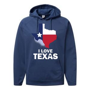 Texas Love Performance Fleece Hoodie