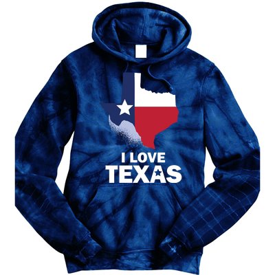 Texas Love Tie Dye Hoodie