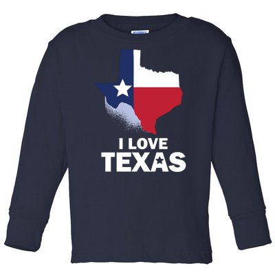 Texas Love Toddler Long Sleeve Shirt