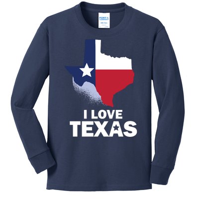 Texas Love Kids Long Sleeve Shirt