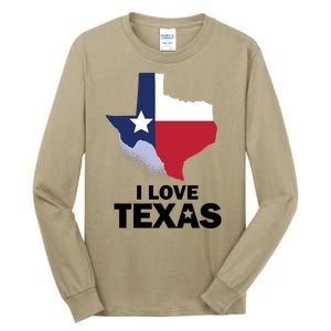 Texas Love Tall Long Sleeve T-Shirt