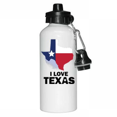 Texas Love Aluminum Water Bottle