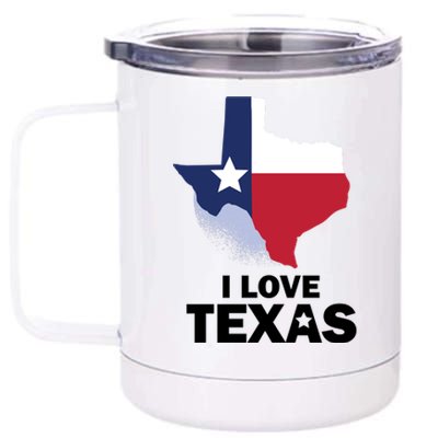 Texas Love 12 oz Stainless Steel Tumbler Cup