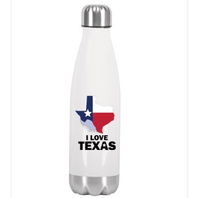 Texas Love Stainless Steel Insulated Water Bottle