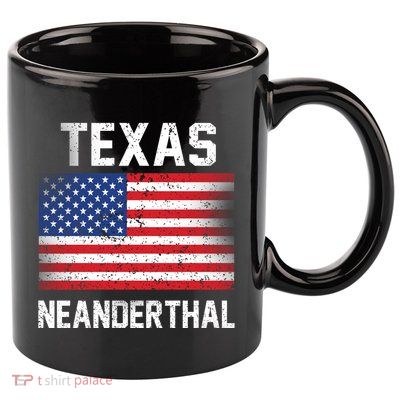 Texas Neanderthal  11oz C Handle Ceramic Mug